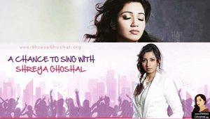 sing with shreya ghoshal
