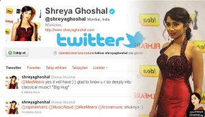 shreya ghoshal twitter