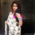 shreya ghoshal wore a simple saree today
