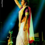 shreya ghoshal in white saree at Bangalore Concert
